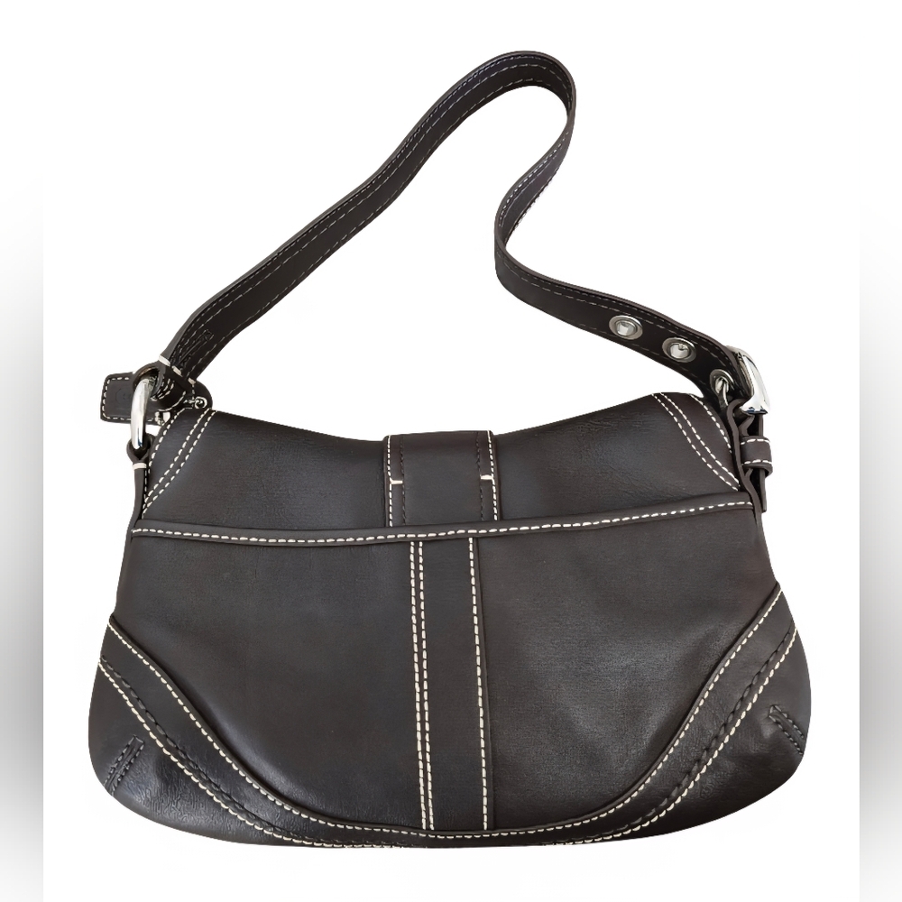 Coach Y2K '07 Small Soho Flap Shoulder Bag F10909 chocolate brown PRISTINE - Picture 5 of 12